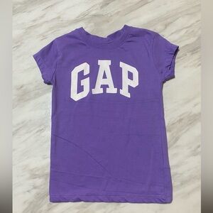 GAP Kids Short Sleeve Logo Tee - Purple